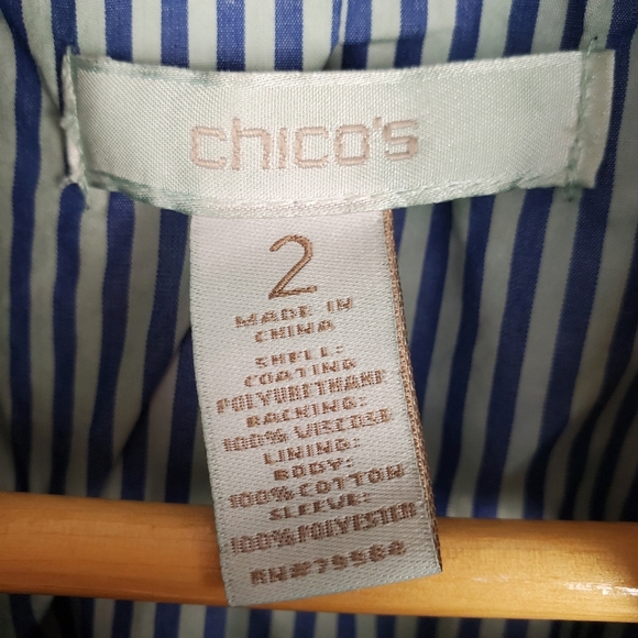 Women's Chico's Vegan Leather Jacket. Green. Chico's Size 2 (12 Or MED conv) - Picture 4 of 15